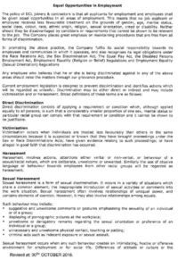 EQUAL OPPORTUNITIES - OCTOBER 2018 SIGNED